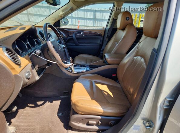 5GAKVBKD9GJ224685 2016 BUICK ENCLAVE Желто-коричневый Вид салона спереди