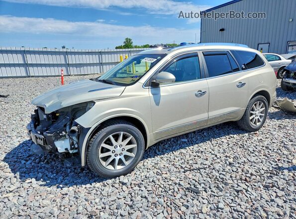 5GAKVBKD9GJ224685 2016 BUICK ENCLAVE Желто-коричневый Передняя левая четверть
