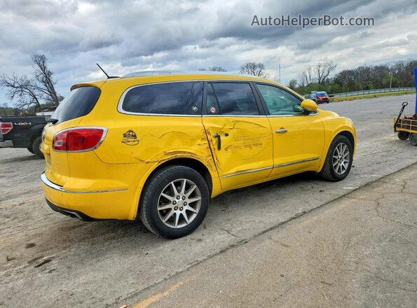 5GAKVBKDXGJ180793 2016 BUICK ENCLAVE Yellow Rear right