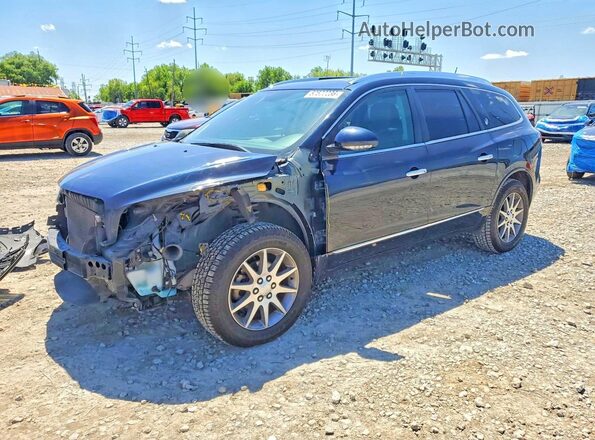 5GAKVBKDXGJ208690 2016 BUICK ENCLAVE Синий Передняя левая четверть