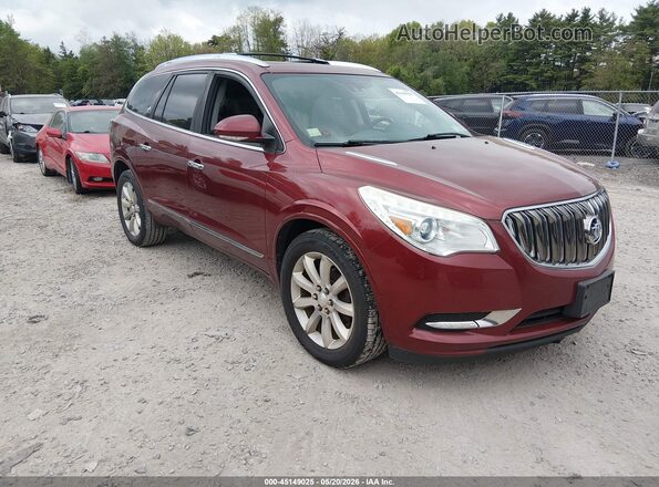5GAKVCKD1GJ212696 2016 BUICK ENCLAVE Красный Передняя правая четверть