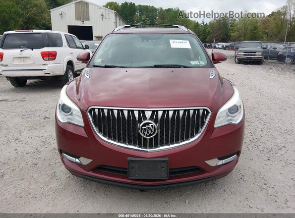 5GAKVCKD1GJ212696 2016 BUICK ENCLAVE Красный Вид щитка приборов