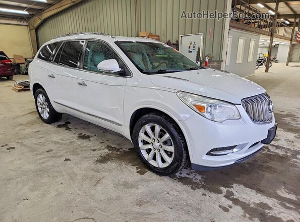 5GAKVCKD2HJ252884 2017 BUICK ENCLAVE Белый Передняя правая четверть
