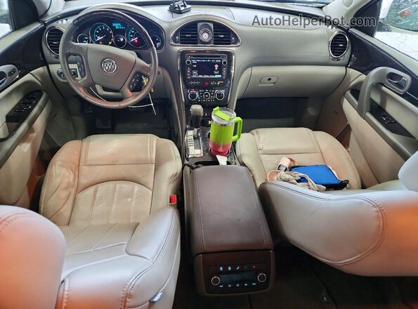 5GAKVCKD2HJ252884 2017 BUICK ENCLAVE Белый Вид панели приборов