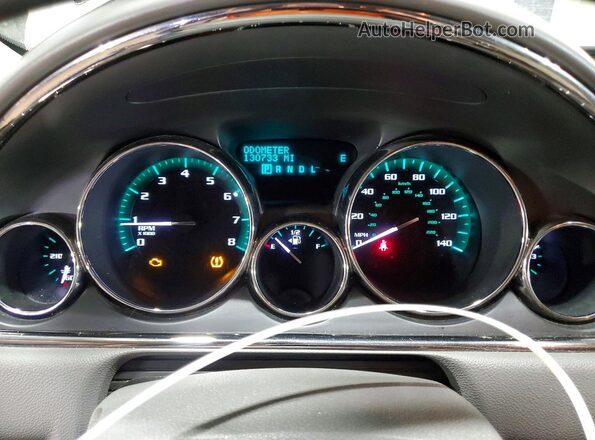 5GAKVCKD8HJ246734 2017 BUICK ENCLAVE White Вид щитка приладів