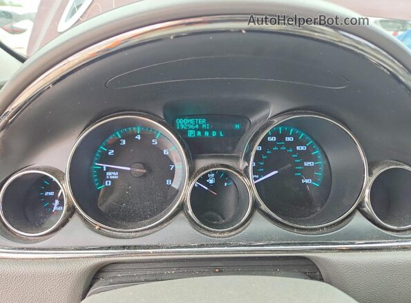 5GAKVCKDXGJ265249 2016 BUICK ENCLAVE Красный Вид щитка приборов
