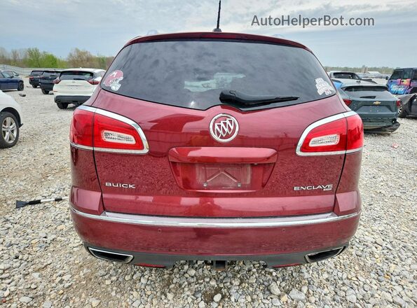5GAKVCKDXGJ265249 2016 BUICK ENCLAVE Красный Вид сзади