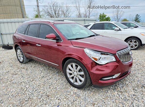 5GAKVCKDXGJ265249 2016 BUICK ENCLAVE Красный Передняя правая четверть