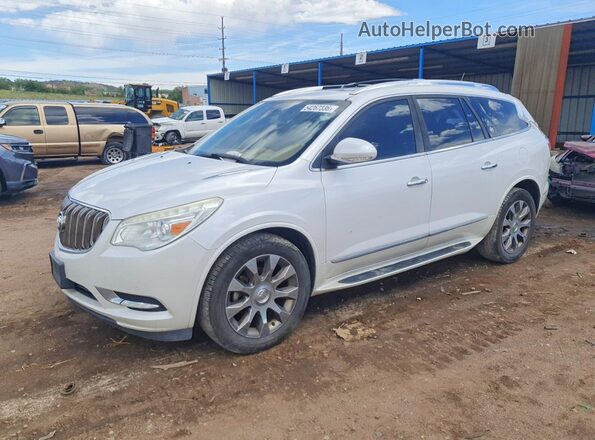 5GAKVCKDXGJ275330 2016 BUICK ENCLAVE Белый Передняя левая четверть