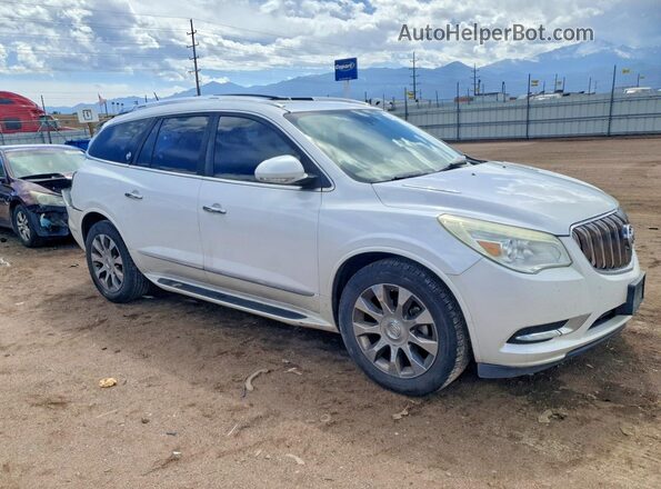 5GAKVCKDXGJ275330 2016 BUICK ENCLAVE Белый Передняя правая четверть