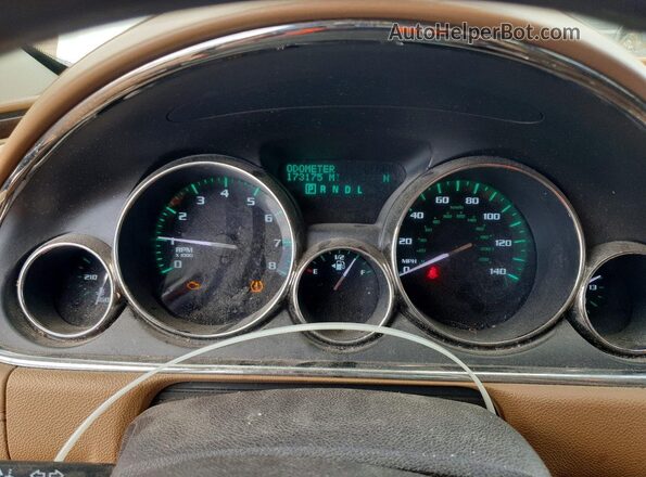 5GAKVCKDXGJ275330 2016 BUICK ENCLAVE Белый Вид щитка приборов