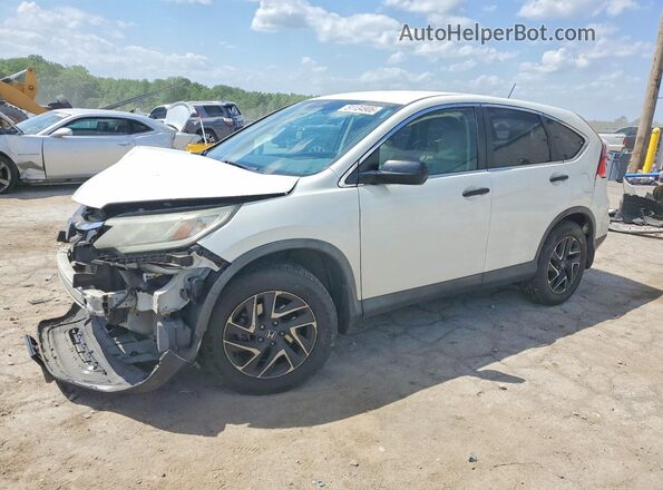 5J6RM3H46GL012869 2016 HONDA CR-V White Առջևի ձախ երեք քառորդ տեսարան