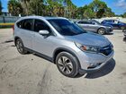 2016 Honda Cr-v Touring Серебряный vin: 5J6RM3H91GL006733