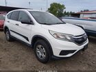 2016 Honda Cr-v Lx White vin: 5J6RM4H30GL013187