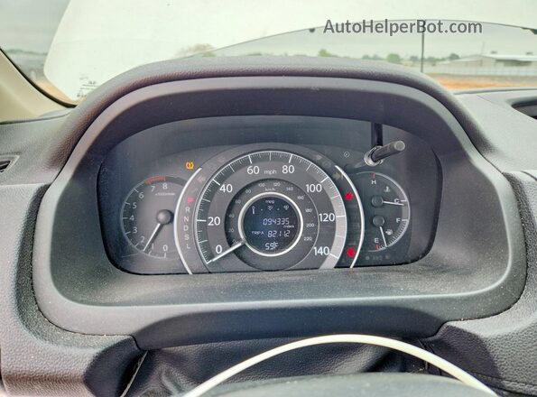 5J6RM4H30GL060624 2016 HONDA CR-V White Vista del cuadro de instrumentos