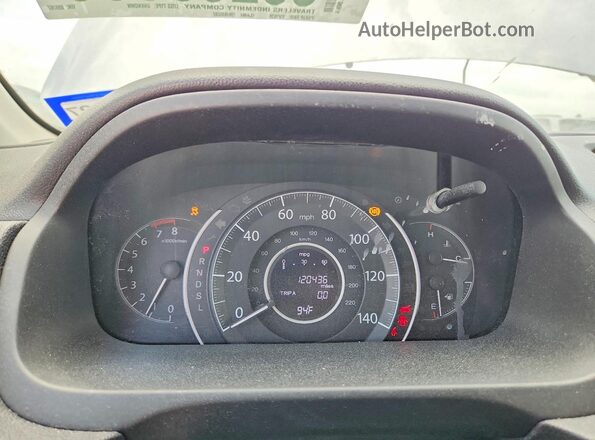 5J6RM4H32GL089767 2016 HONDA CR-V Silver Instrument cluster view