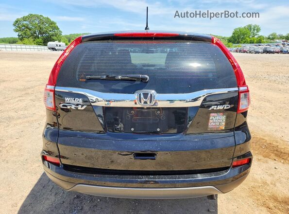 5J6RM4H35GL058108 2016 HONDA CR-V Black Widok z tyłu