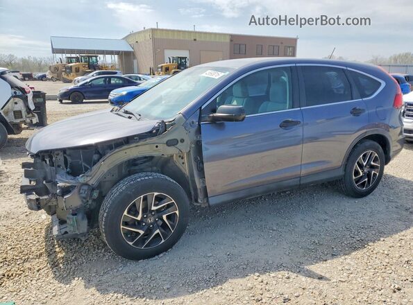 5J6RM4H42GL058723 2016 HONDA CR-V Серый Передняя левая четверть