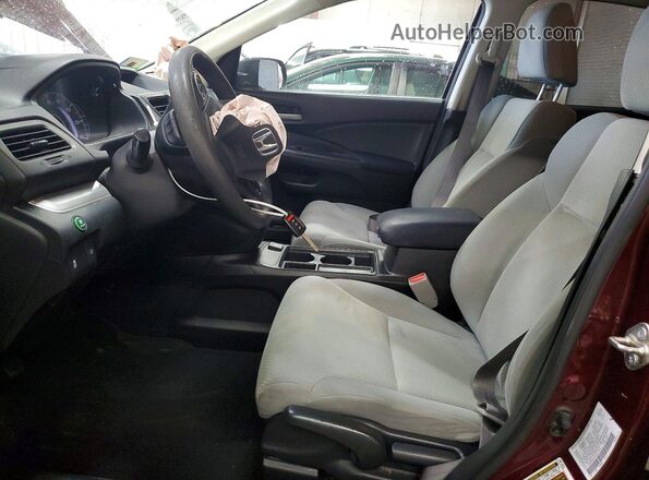 5J6RM4H47GL071614 2016 HONDA CR-V Темно-бордовый Вид салона спереди