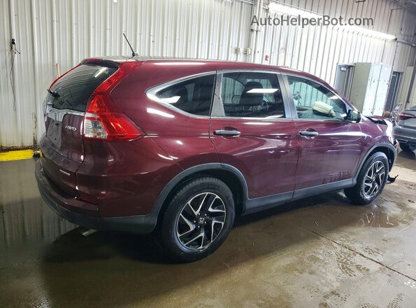 5J6RM4H47GL071614 2016 HONDA CR-V Темно-бордовый Задняя правая четверть