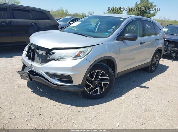 5J6RM4H49GL038601 2016 HONDA CR-V Серебряный Передняя левая четверть