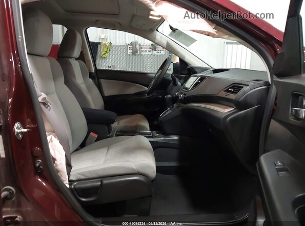 5J6RM4H53GL137200 2016 HONDA CR-V Красный Вид салона спереди
