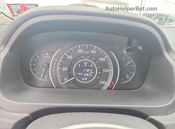 5J6RM4H55GL100665 2016 HONDA CR-V Белый Вид щитка приборов