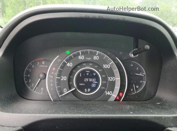 5J6RM4H57GL041814 2016 HONDA CR-V Серебряный Вид щитка приборов