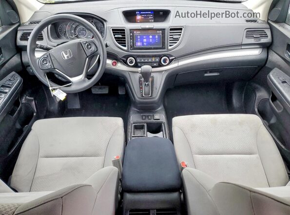 5J6RM4H57GL041814 2016 HONDA CR-V Серебряный Вид панели приборов