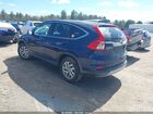 2016 Honda Cr-v Ex Синий vin: 5J6RM4H58GL045936