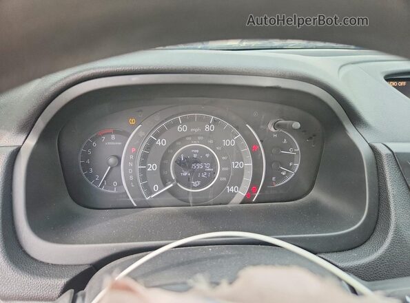 5J6RM4H5XGL049079 2016 HONDA CR-V Черный Вид щитка приборов
