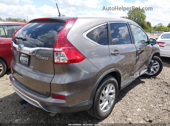 5J6RM4H70GL062649 2016 HONDA CR-V Brown Rear right