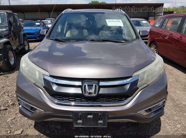 5J6RM4H70GL062649 2016 HONDA CR-V Brown Instrument cluster view