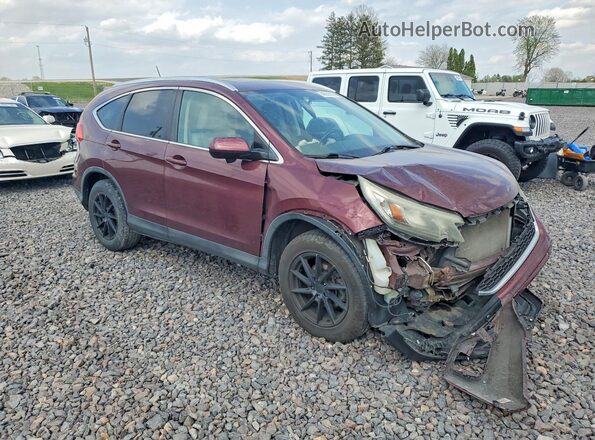 5J6RM4H77GL060820 2016 HONDA CR-V Maroon Delantero derecho