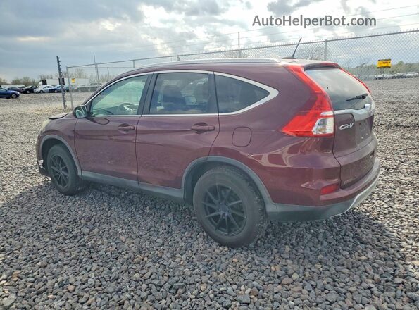 5J6RM4H77GL060820 2016 HONDA CR-V Maroon Trasero izquierdo