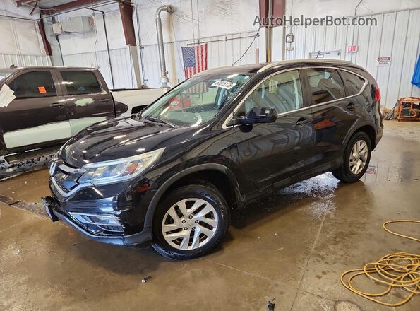5J6RM4H77GL125181 2016 HONDA CR-V Black Przód lewy