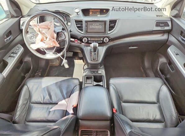 5J6RM4H77GL125181 2016 HONDA CR-V Black Widok deski rozdzielczej