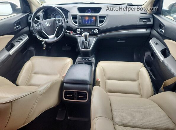 5J6RM4H79GL018536 2016 HONDA CR-V Белый Вид панели приборов