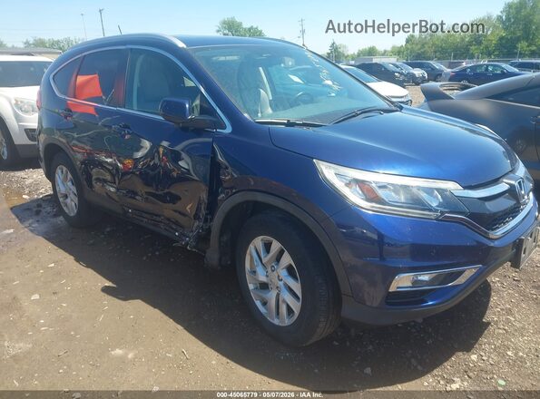 5J6RM4H79GL061922 2016 HONDA CR-V Синий Передняя правая четверть