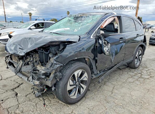 5J6RM4H90GL034741 2016 HONDA CR-V Черный Передняя левая четверть