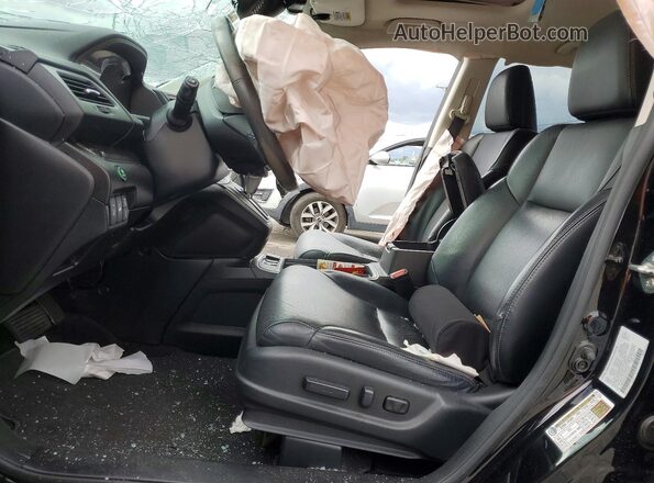 5J6RM4H90GL034741 2016 HONDA CR-V Черный Вид салона спереди