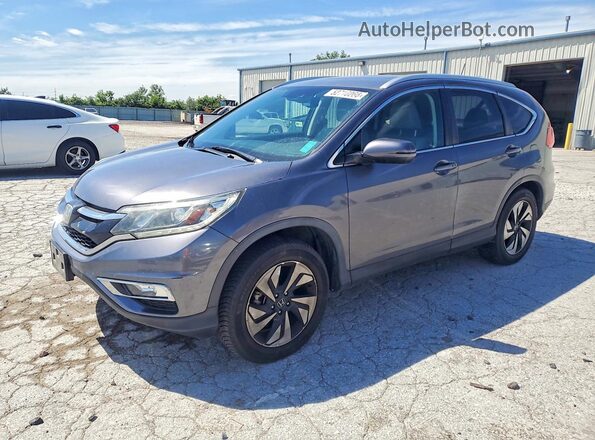 5J6RM4H94GL139945 2016 HONDA CR-V Gray Front left