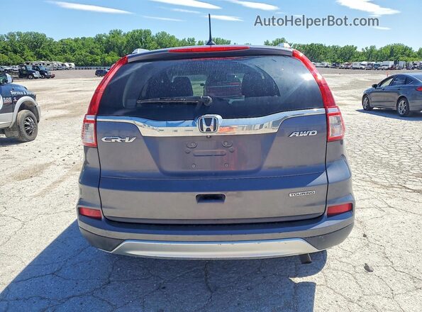 5J6RM4H94GL139945 2016 HONDA CR-V Gray Rear view