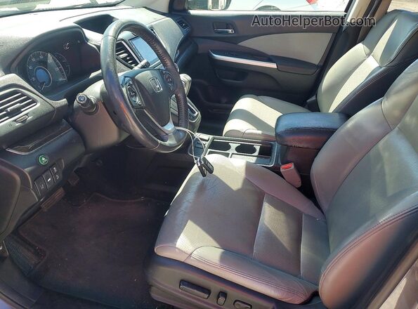 5J6RM4H94GL139945 2016 HONDA CR-V Gray Front interior view