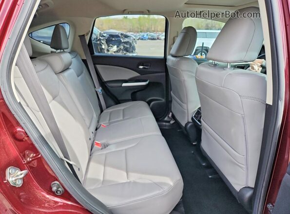 5J6RM4H95GL092702 2016 HONDA CR-V Темно-бордовый Вид задней части салона
