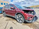 2016 Honda Cr-v Touring Темно-бордовый vin: 5J6RM4H95GL092702