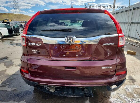 5J6RM4H95GL092702 2016 HONDA CR-V Темно-бордовый Вид сзади