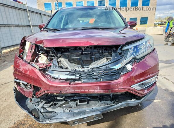 5J6RM4H95GL092702 2016 HONDA CR-V Темно-бордовый Вид спереди
