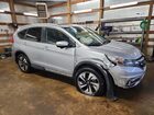 2016 Honda Cr-v Touring Silver vin: 5J6RM4H97GL125036