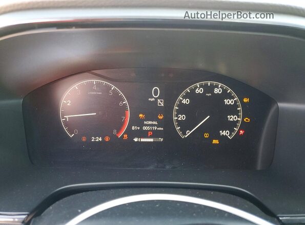 5J6RS3H27SL010237 2025 HONDA CR-V Серебряный Вид щитка приборов